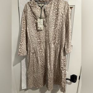 Tuckernuck Blue Medallion Royal Shirt Dress